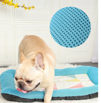 Summer Pet Ice Mat Dog Ice Silk Mat Mat